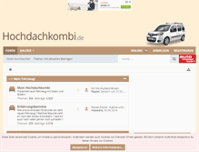 Tablet Screenshot of hochdachkombi.de